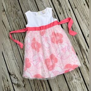 5T Girls OLD NAVY Sleeveless Maxi Dress Dressy Casual Floral Coral School Photos